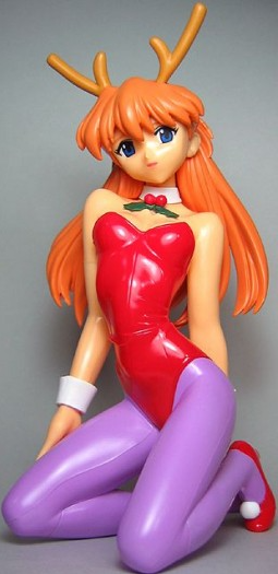 Neon Genesis Evangelion: Soryu Asuka Langley Christmas Figure