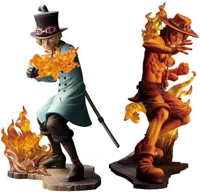 ONE PIECE STAMPEDE MOVIE - POSING FIGURE BROTHERHOOD III PORTGAS D ACE VOL.2 (collectable and very rare on the market) FIGURE