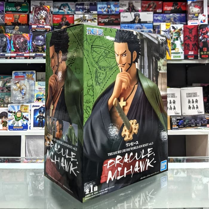 ONE PIECE - TREASURE CRUISE WORLD JOURNEY VOL 3 - DRACULE MIHAWK FIGURE