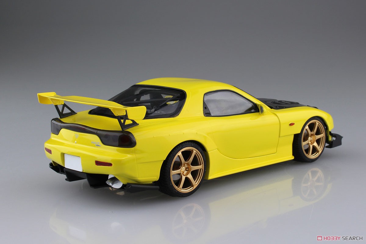 Keisuke Takahashi FD3S RX-7 Project D Specifications Initial D No.8 - Aoshima 1/24 figure