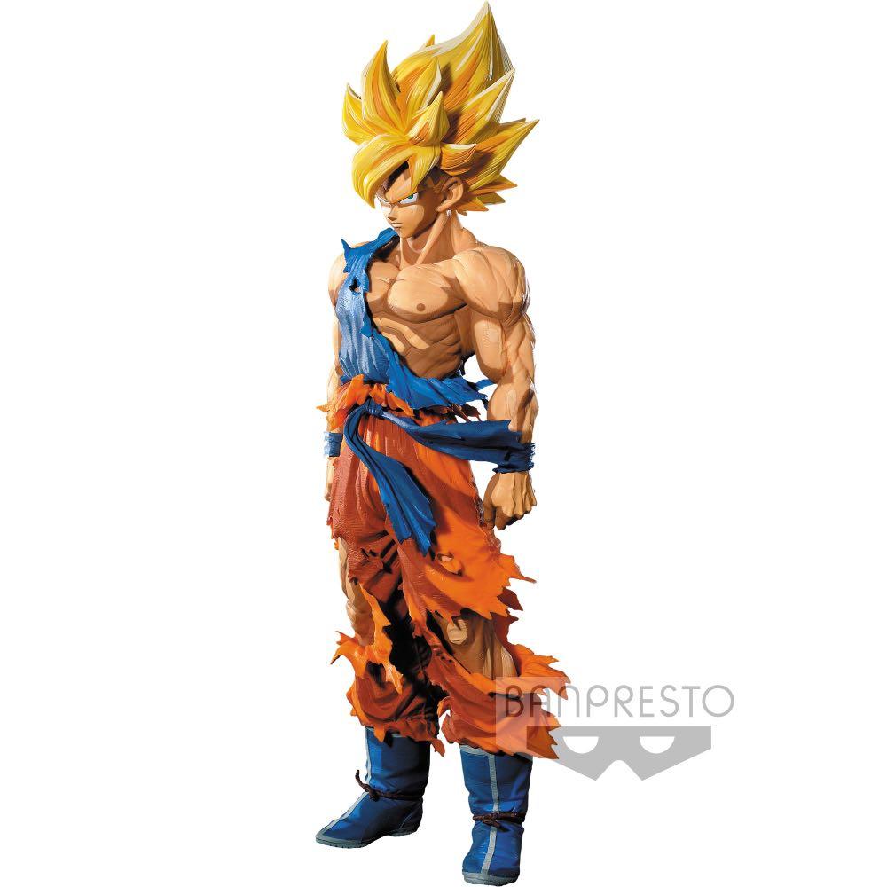 BANDAI BANPRESTO Dragon Ball Z Super Master Stars Piece Manga Dimensions Super Saiyan GokuFIGURE