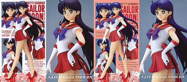 BANDAI BANPRESTO Sailor Moon Eternal Glitter & Glamours Super Sailor Mars FIGURE
