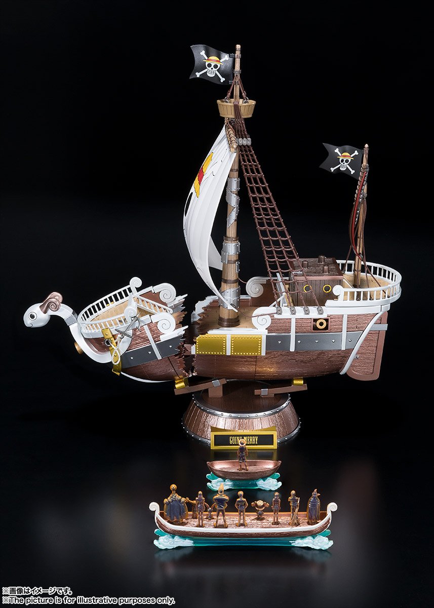 PRE-ORDER Chogokin One Piece Going Merry 20th Anniversary Anime Memorial Edition Figure