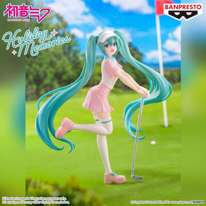 Hatsune Miku – Holiday Memories Figure – Golf – Banpresto