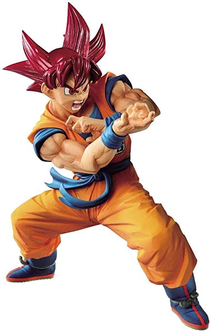 Banpresto Dragon ball Super Blood of Saiyans - Special VI- Super Saiyan God Goku, Multicolor Figure