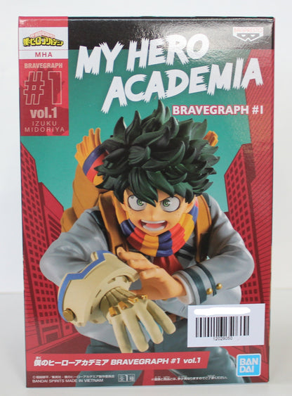 BANDAI BANPRESTO My Hero Academia Bravegraph #1 Vol.1 Izuku Midoriya FIGURE