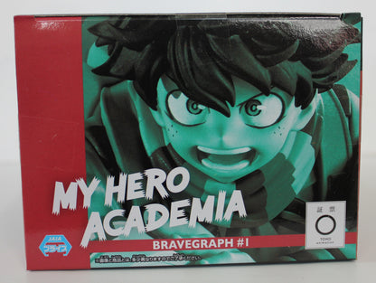 BANDAI BANPRESTO My Hero Academia Bravegraph #1 Vol.1 Izuku Midoriya FIGURE