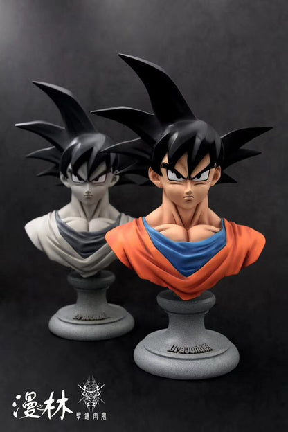 GK Garage Kit Resin Figure Son Goku Resin Bust MANLIN Studio DRAGON BALL Z Model