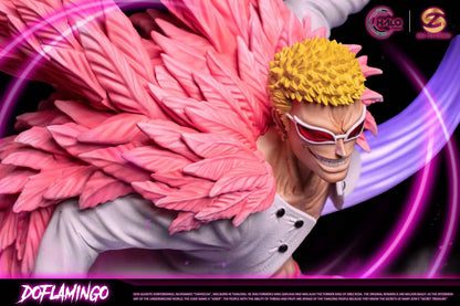 Pre-Order GK Garage Kit Resin Figure One Piece - HZ Studios X Halo Studios - One Piece Shichibukai Doflamingo