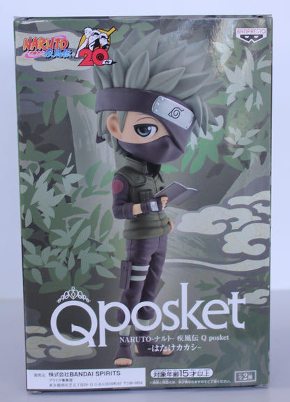 BANDAI BANPRESTO Naruto Shippuden Q Posket Hatake Kakashi Version B FIGURE