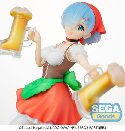 SEGA - Re:Zero Starting Life in Another World Rem Oktoberfest Ver. Super Premium Figure