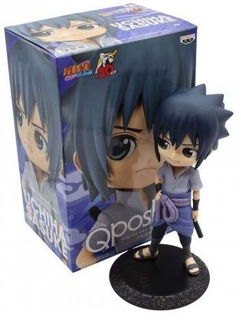 BANDAI BANPRESTO Naruto Shippuden Q Posket Uchiha Sasuke Version A FIGURE