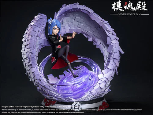 Pre-Order GK Garage Kit Resin Figure WCF Scale Akatsuki 002 - Konan - Naruto - MHD Studios