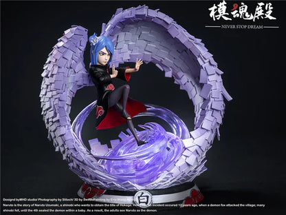 Pre-Order GK Garage Kit Resin Figure WCF Scale Akatsuki 002 - Konan - Naruto - MHD Studios