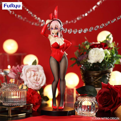 FURYU Nitroplus BiCute Bunnies Super Sonico (Red Rabbit Ver.) Figure