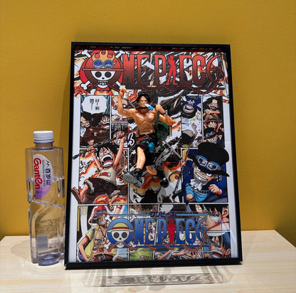 One piece 3D Anime Art Sculpture