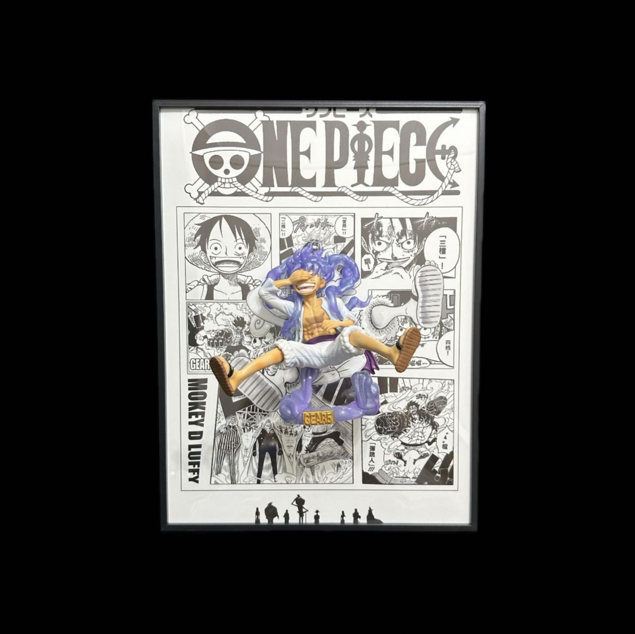One piece 3D Anime Art Sculpture