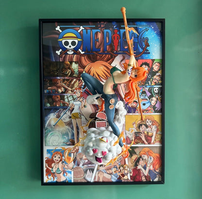 One piece 3D Anime Art Sculpture