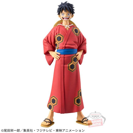 Bandai One Piece DXF The Grandline Series Wano Country Monkey D. Luffy (Yukata Ver.) Figure