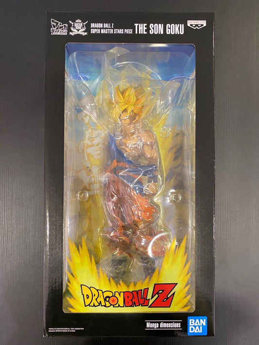 BANDAI BANPRESTO Dragon Ball Z Super Master Stars Piece Manga Dimensions Super Saiyan GokuFIGURE
