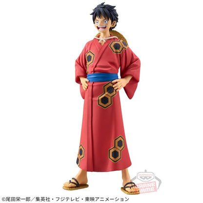 Bandai One Piece DXF The Grandline Series Wano Country Monkey D. Luffy (Yukata Ver.) Figure