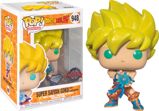 Funko Pop Dragon Ball Z 948 SS Goku w/Kamehameha Wv DGL Pop! RS Figure
