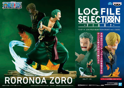ONE PIECE BANPRESTO Log File Selection Vol.1 Roronoa Zoro Figure
