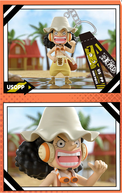 One Piece Officially Licensed Anime Figurine Character Keychain Blind Box