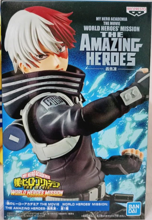 Banpresto - My Hero Academia: World Heroes' Mission The Amazing Heroes Shoto Todoroki Figure