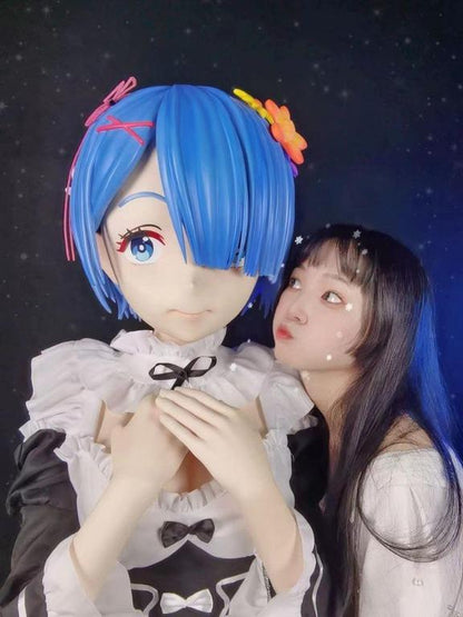 Pre-Order GK Play Studio - Re:Zero REM Scale 1/1 Bust R18