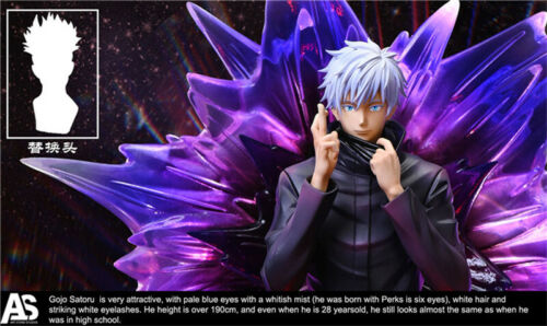 GK Garage Kit Resin Figure Jujutsu Kaisen Gojo Satoru Resin Happy Studio Statue Figurine Collectibles