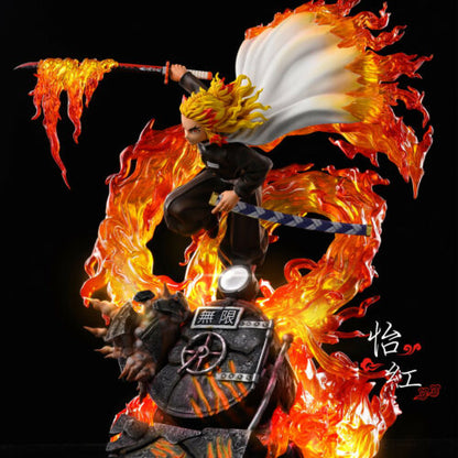 GK Garage Kit Resin FigureTPA Studio Demon Slayer Rengoku Kyoujurou H41CM Collectibles GK Light Statue