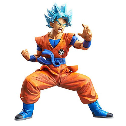 Dragon Ball Super Banpresto 38570 Transcendence Art Vol. 1 Goku Hair Figure, Ssgss God Design, Blue